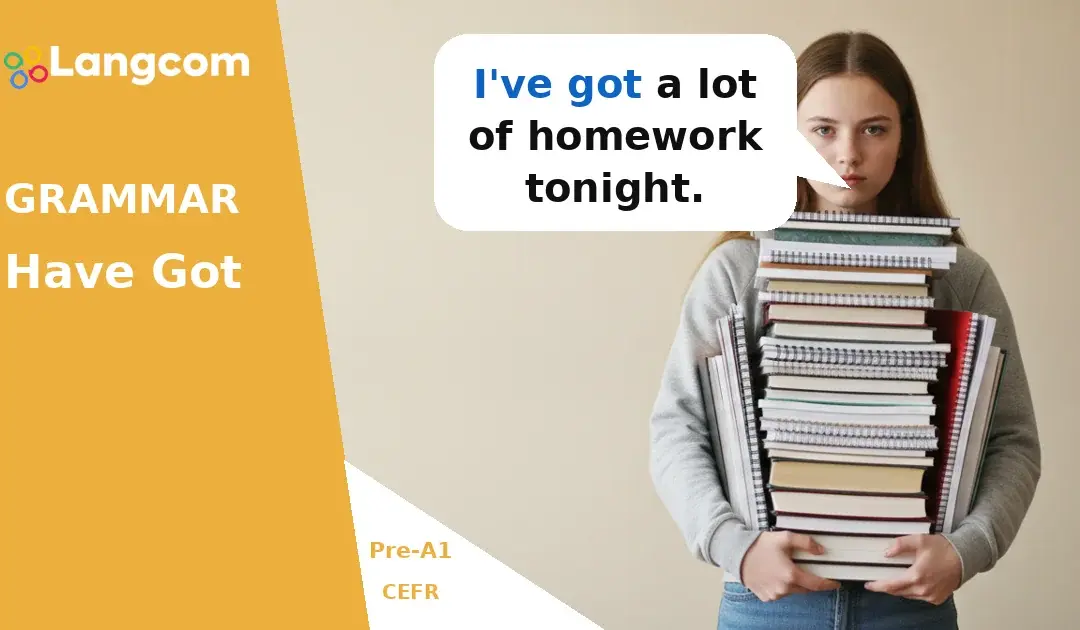 Learn ‘Have got’ and ‘Has got’ for Possession (Pre-A1 English Grammar)